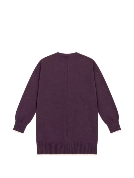 Cardigan Pinko cu decolteu în V violet