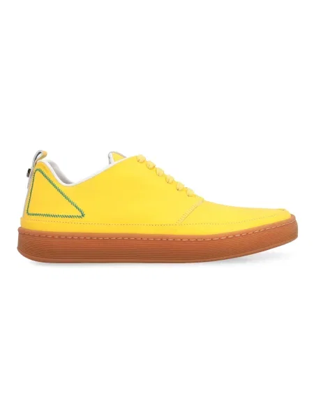 Sneakersy Volta z okrągłym noskiem żółte