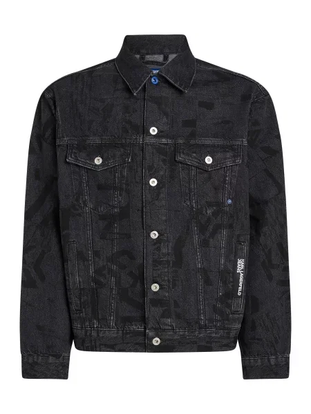 KARL LAGERFELD JEANS Geacă de primăvară-toamnă / denim negru