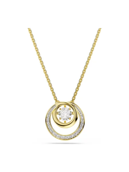 Swarovski naszyjnik HYPERBOLA żółty