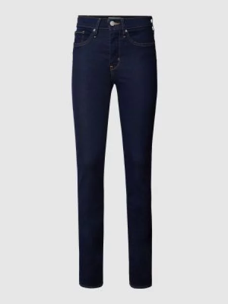 Jeansy o kroju shaping slim fit z dodatkiem streczu model — ‘Water Levi's® 300 granatowe