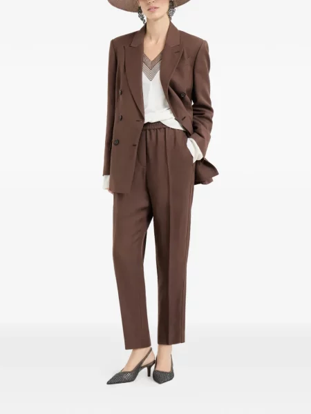 Pantaloni Brunello Cucinelli maro