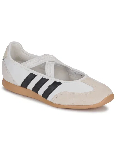 Pantofi cu toc Adidas din piele alb