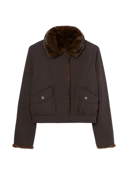 Scurt reversibil geacă parka Claudie Pierlot maro