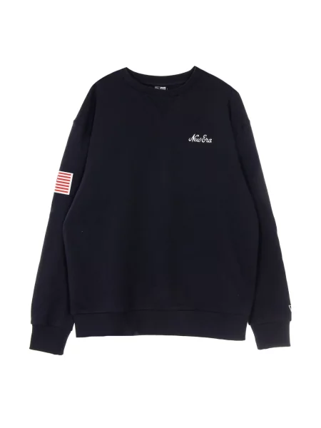 Bluza New Era z kołnierzem niebieska