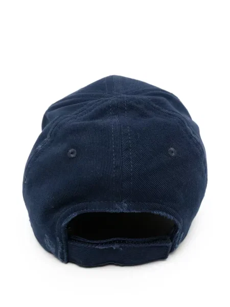 Viseltes hatású baseball sapka Balenciaga kék