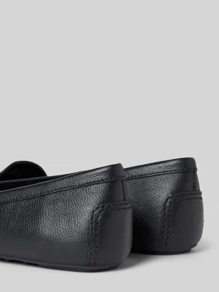 Baleriny z detalem z logo model ‘EVE’ Michael Michael Kors czarne