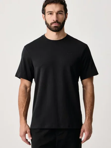 Nike T-shirt sportowy z bawełną Primary Dri-FIT czarna