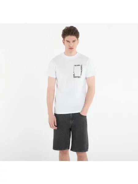 T-shirt Karl Lagerfeld Jeans Slim Ss Frame Logo Tee White M λευκό