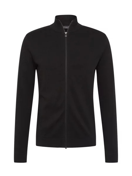 SELECTED HOMME Geacă tricotată Berg' negru