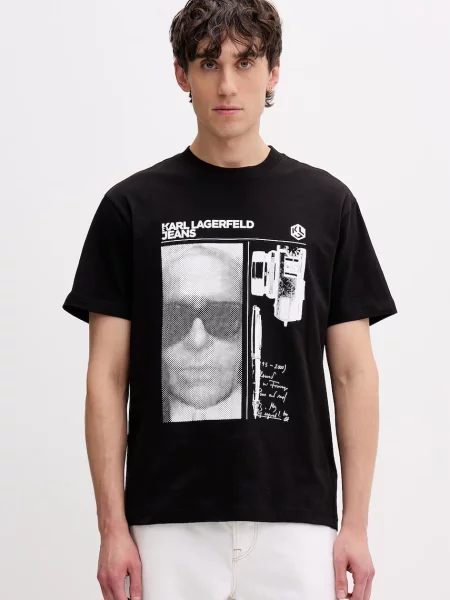 Karl Lagerfeld Jeans t-shirt czarna