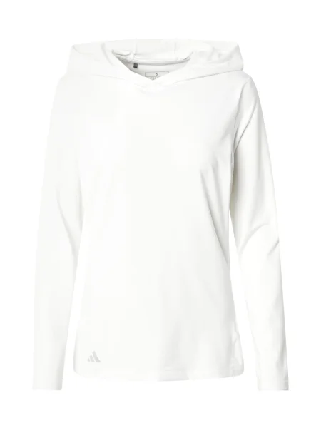 ADIDAS GOLF Športna majica siva bela