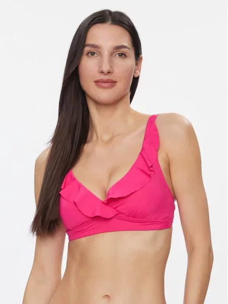Gornji del bikini Lauren Ralph Lauren roza