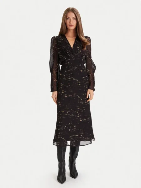 Morgan Rochie cocktail negru