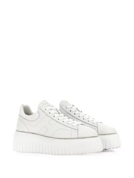 Sneakerși Hogan cu dungi alb