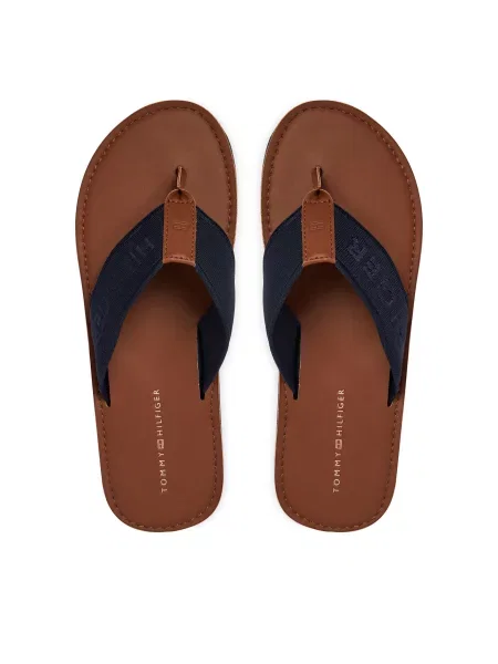 Japanke Tommy Hilfiger Jacquard Logo Tamnoplava