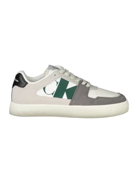Trampki Calvin Klein skórzane klasyczne białe