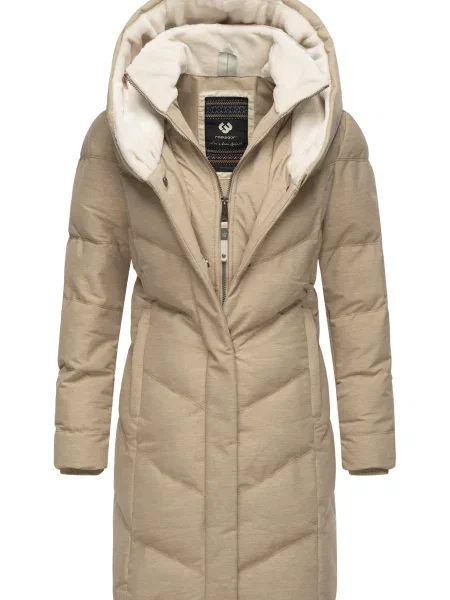 Ragwear Palton funcțională Natalka taupe gri