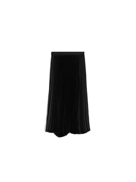 Spódnica midi Jil Sander czarna