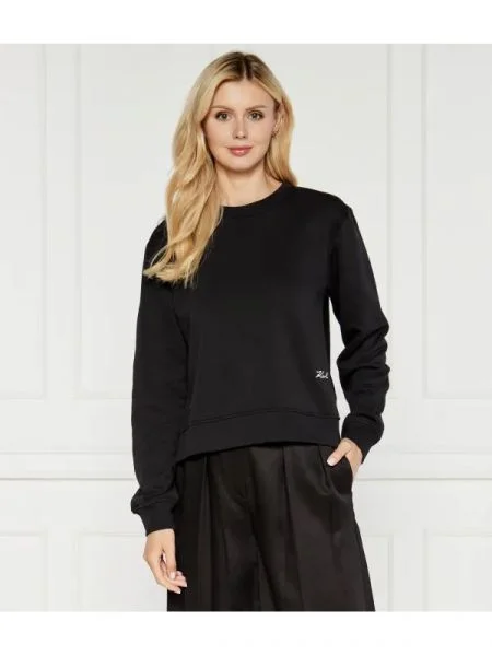 Karl Lagerfeld Hanorac | Oversize fit negru