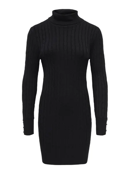 ONLY Pletena haljina ONLLOUIS' crna