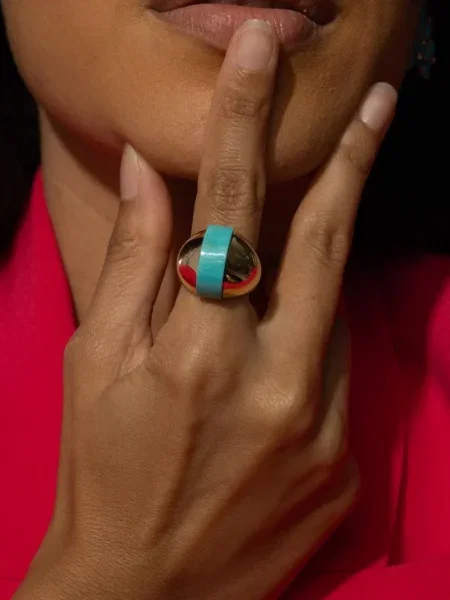 Inel Brooks Brothers galben