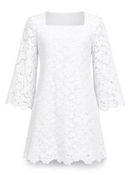 Rochie mini Simkhai din dantelă alb