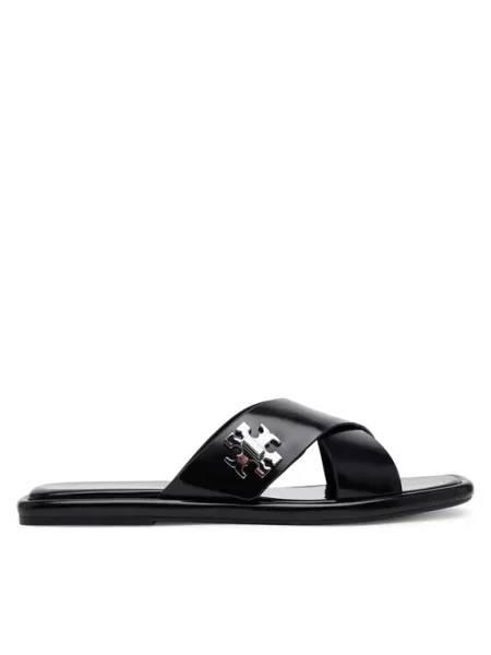 Pantofle Tory Burch černé