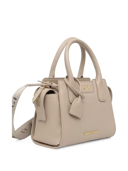 Geantă shopper Armani Exchange cu autograf