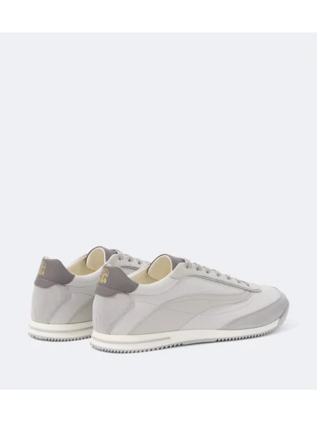 Sneakerși Brunello Cucinelli din piele gri