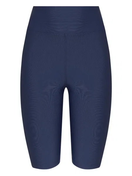 Kolarstwo spodenki sportowe Lygia & Nanny z wysoką talią niebieskie