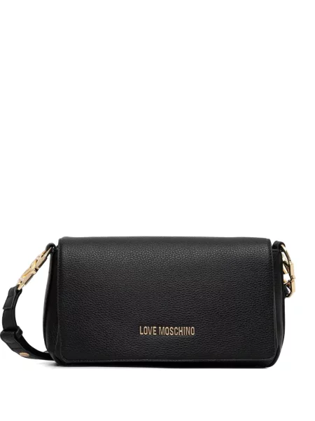 Geantă Love Moschino cu autograf negru