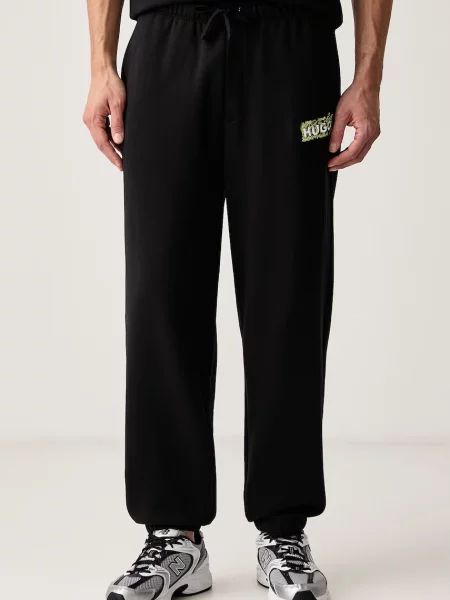 HUGO Blue pantaloni de trening pentru bărbați din Nivion negru