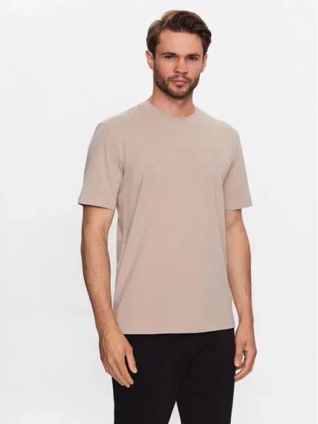 Guess T-Shirt Alphy beżowy