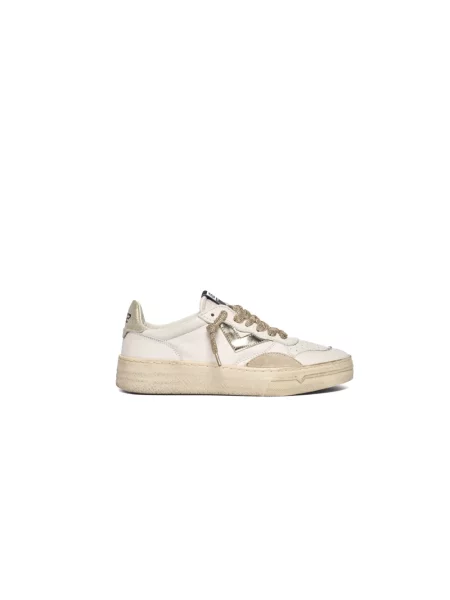 Sneakersy 4b12 skórzane białe