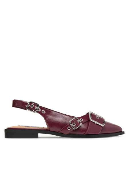 Балеринки Steve Madden Grezly с отворена бордо