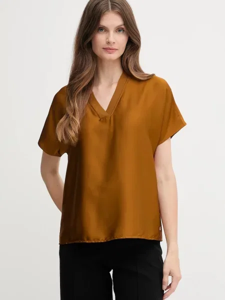 Joseph Ribkoff bluză uni maro