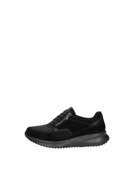 Sneakersy Waldläufer skórzane czarne