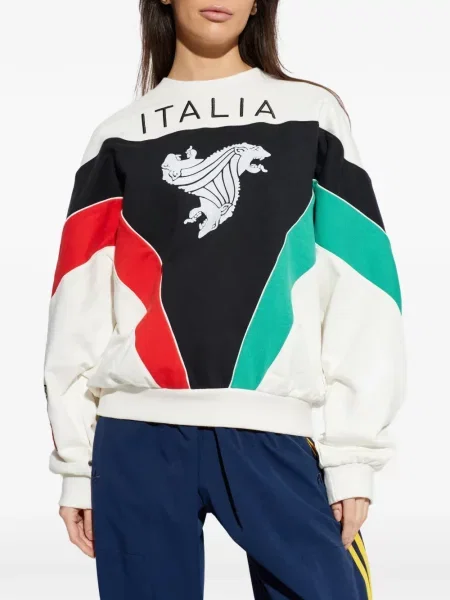 Jeansy Adidas w paski niebieskie