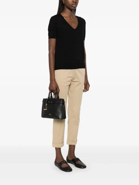 Geantă shopper Lancel din piele negru