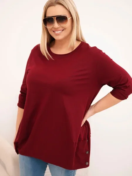 Блуза Kesi винено червено