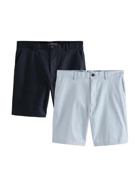 Next Pantaloni eleganți bleumarin / deschis albastru