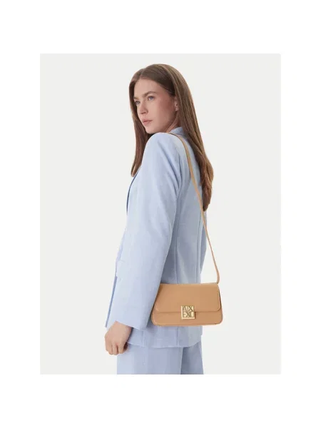 Torebka Armani Exchange beżowa