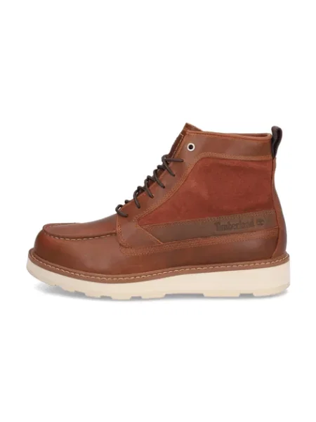 Šněrovací krajkové nepromokavé kotníkové boty Timberland hnědé