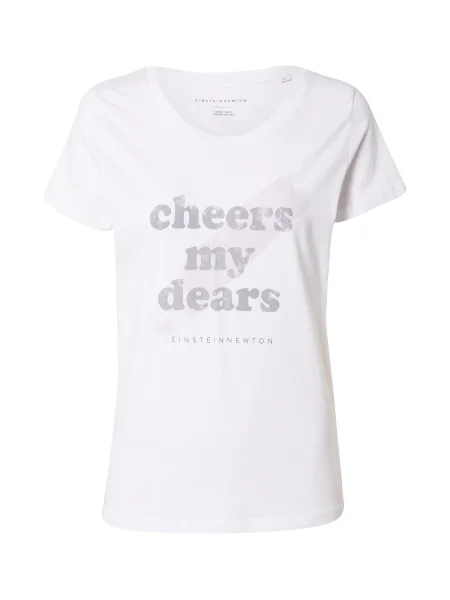 EINSTEIN & NEWTON Tricou / roz pastel / gri alb