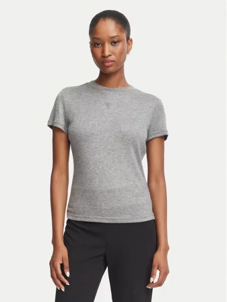 Guess T-shirt Tamno Regular Fit siva