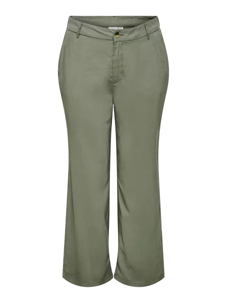 ONLY Carmakoma Pantaloni CARARIS' verde