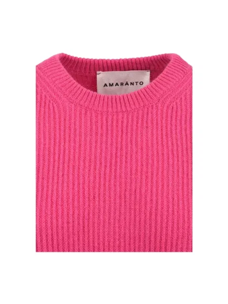 Sweter Amaránto wełniany różowy