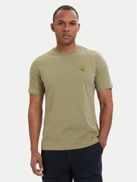 Футболка Aeronautica Militare зеленая
