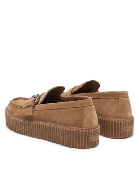 Weekend MaxMara Loafer cipők Wkanavetta | hasított bőr bézs
